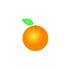 Orange Linear Icon Vector Graphics Colored Icon Editable Stroke Orange Fruit