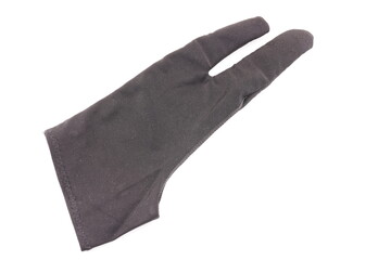 glove for graphic designer on white background