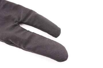 glove for graphic designer on white background