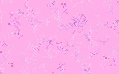 Light Green, Red vector template with artificial intelligence structure.