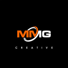 Fototapeta na wymiar MMG Letter Initial Logo Design Template Vector Illustration 
