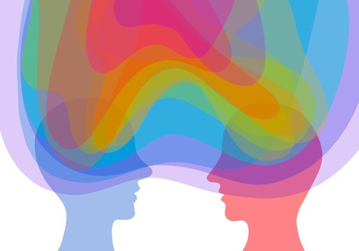 Disegno grafico concettuale comunicazione. Social network. Condividere le idee.