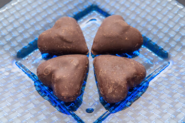 heart shaped chocolates