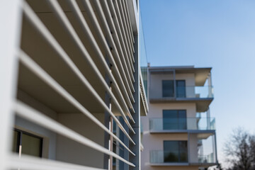 external window blinds - modern construction