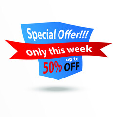 social media sale banner template with trendy concept. fit for social media promotion web banner and another marketing purpose.