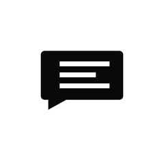 Think bubble isolated. Trendy think bubble in flat style. Modern template for social network and label