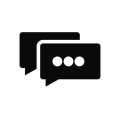 Think bubble isolated. Trendy think bubble in flat style. Modern template for social network and label