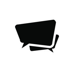 Naklejka premium Think bubble isolated. Trendy think bubble in flat style. Modern template for social network and label