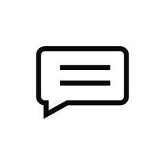 Think bubble isolated. Trendy think bubble in flat style. Modern template for social network and label