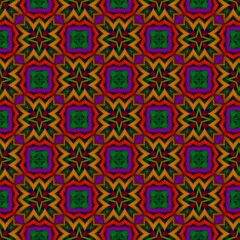 colorful symmetrical repeating patterns for textiles, ceramic tiles, wallpapers and designs. seamless image.
