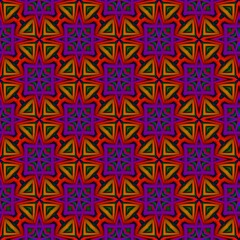 colorful symmetrical repeating patterns for textiles, ceramic tiles, wallpapers and designs. seamless image.
