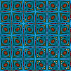 colorful symmetrical repeating patterns for textiles, ceramic tiles, wallpapers and designs. seamless image.
