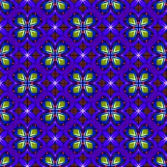 colorful symmetrical repeating patterns for textiles, ceramic tiles, wallpapers and designs. seamless image.
