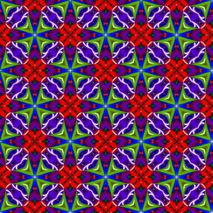 colorful symmetrical repeating patterns for textiles, ceramic tiles, wallpapers and designs. seamless image.
