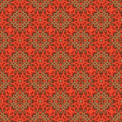 colorful symmetrical repeating patterns for textiles, ceramic tiles, wallpapers and designs. seamless image.
