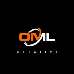 OML Letter Initial Logo Design Template Vector Illustration	
