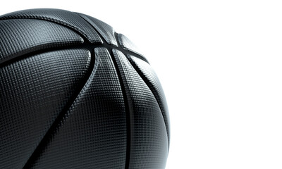 Basketball ball on an white background. Sport. 3d rendering.