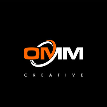 OMM Letter Initial Logo Design Template Vector Illustration	
