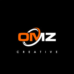 OMZ Letter Initial Logo Design Template Vector Illustration	
