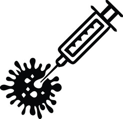 virus vaccine icon