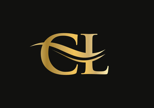 CL Modern creative unique elegant minimal. CL initial based letter icon logo. CL logo design