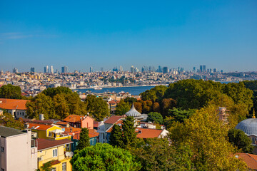 Fototapeta na wymiar Istanbul, Turkey - September 2020: