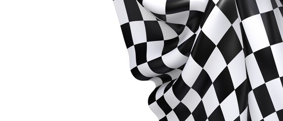 finish flag digital 3d race