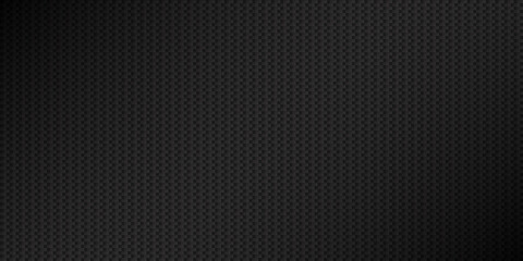 Fototapeta premium Black carbon fiber texture wallpaper, Abstract vector backgrounds. 