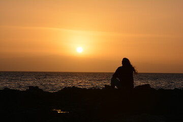 Puesta de sol en Tenerife