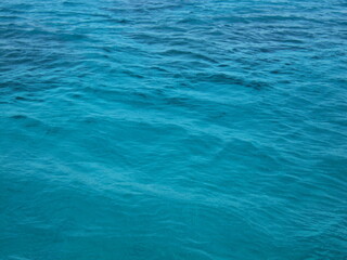 Naklejka na ściany i meble Superb Blue Lagoon in Cyprus Latsi village or Latchi