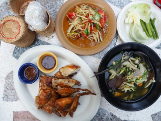 Includes Isaan food in Thailand