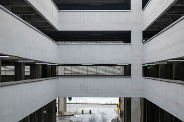 Empty multi storey car park