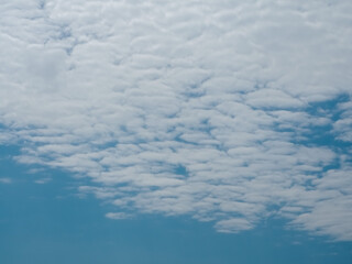 The clear daytime sky looks clean.