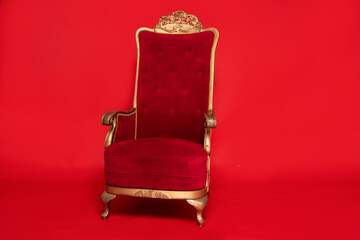 Luxurious Santa Claus throne