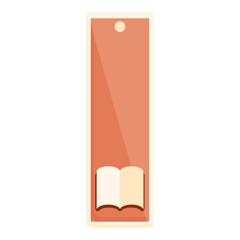 Bookmark for the tutorial icon. Cartoon of bookmark for the tutorial vector icon for web design isolated on white background