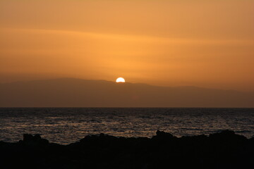 Puesta de sol en Tenerife