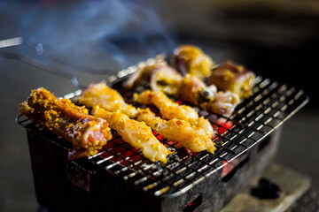 Vietnamese grilled seafood in Tuy Hoa