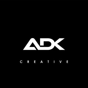 ADK Letter Initial Logo Design Template Vector Illustration	
