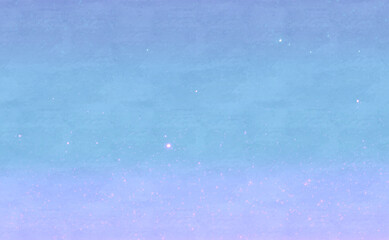 水色のメルヘンで幻想的なキラキラ背景イメージ素材