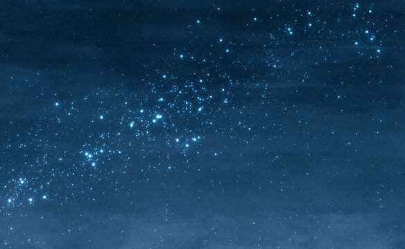 天の川銀河と星空の背景イメージ素材 © yukiyamori
