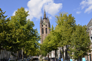 Leaning Tower of Oude Church Delft