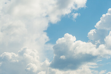 Blue sky with clouds for background