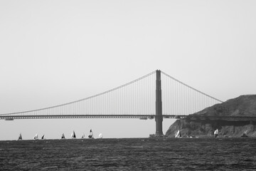 Golden Gate Bridge in San Francisco Bay