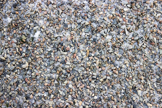 Seamless Texture Of The Crushed Granite Gravel