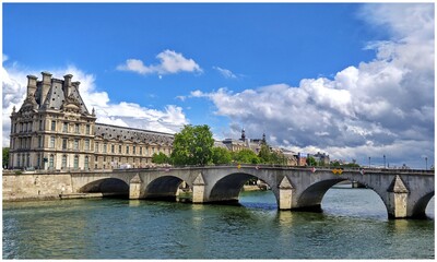 Paris architecture from above