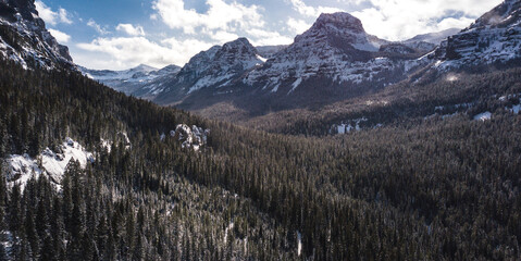 Mountains in the winter