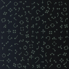 Gray arrows background. Vector illustration.