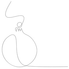 Christmas decoration element, vector illustration