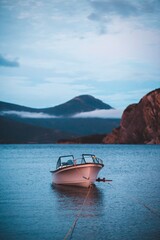 boat on the lake