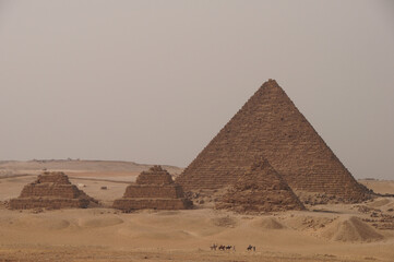 the pyramids of giza in cairo